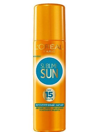 L'oreal Sublime Sun-Безупречный загар! молочко д/загара SPF15 200мл (Выбор!)